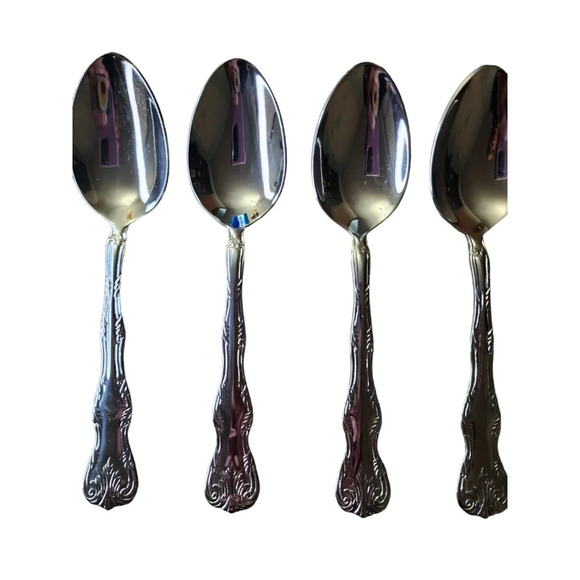 6 PC Reed & Barton Select 18/10 Stainless Victoria Pattern (??) Spoons Teaspoons - Picture 3 of 14